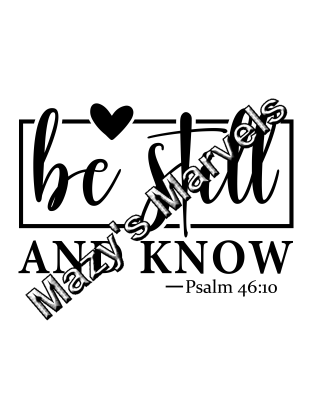 Be Still And Know Sticker 1