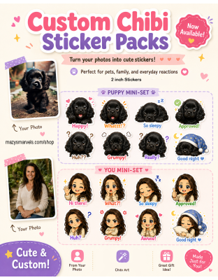Custom Chibi Stickers