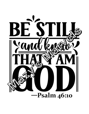 Be Still And Know Sticker 2