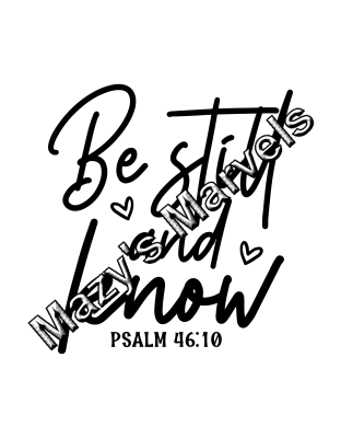 Be Still And Know Sticker 4